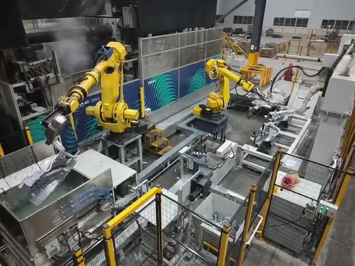 Estação de trabalho de robô de corte a laser 3D