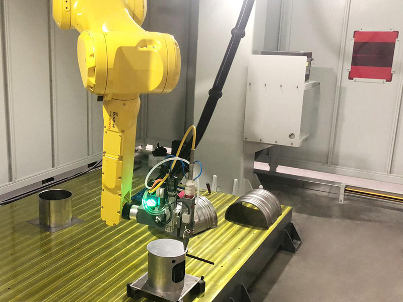 Estação de trabalho robótica de corte a laser 3D
